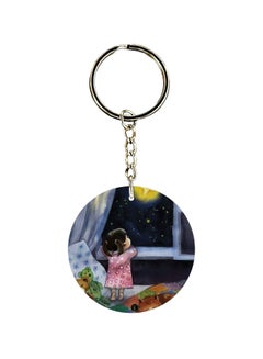 Buy Double Sided Child Printed Keychain in UAE