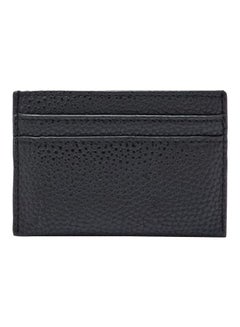 Buy Synthetic Textured Card Holder Black in Saudi Arabia