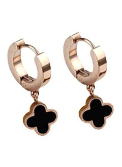 Buy Graceful Four Leaf Clover Design Earrings in Saudi Arabia