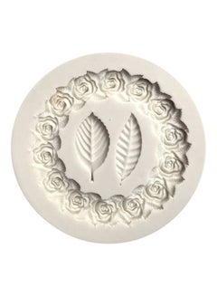 Buy Circle Flower Silicone Mold White 50grams in Saudi Arabia