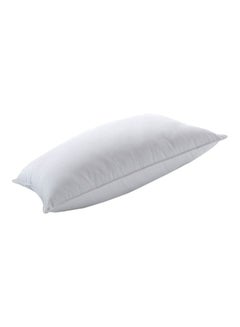 Buy Soft Hotel Pillow microfiber White 120x50cm in Saudi Arabia