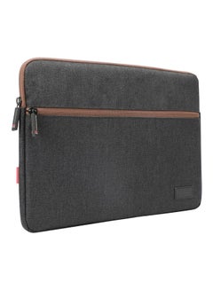 Buy 16 Inch Laptop Sleeve, 360 Degree Protective Laptop Carrying Case with Water-Repellent Fabric, Soft Inner Lining, Drop Protective and Accessory Pocket with Secure Zipper For Dell, ThinkPad, Tablets, Portfolio-L Grey/Brown in Saudi Arabia