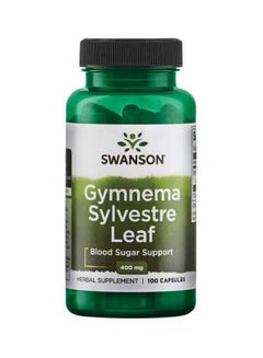 Buy Gymnema Sylvestre Leaf Herbal Supplement - 100 Capsules in UAE