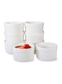 Buy 4-Piece Bakeware Set White 10cm in UAE