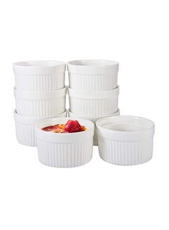 Buy 6-Piece Bakeware Set White 10cm in Saudi Arabia