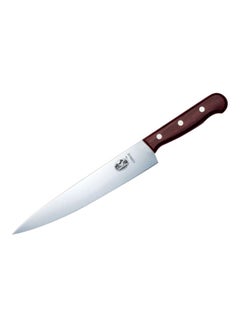 Buy Rosewood Carving Knife Brown/Silver 22centimeter in UAE