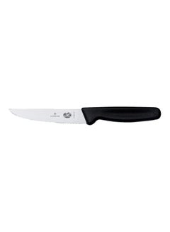 Buy Utility And Carving Knife With Polypropylene Handle Black/Silver in UAE