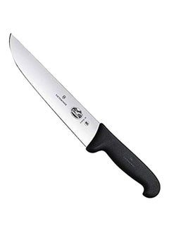 Buy Fibrox Butcher Knife Black/Silver in UAE