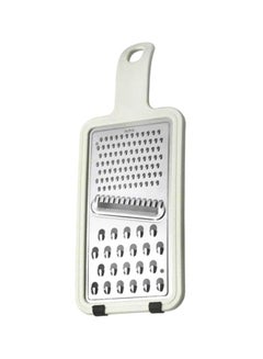 Buy Stainless Steel Grater Silver/White 30cm in UAE