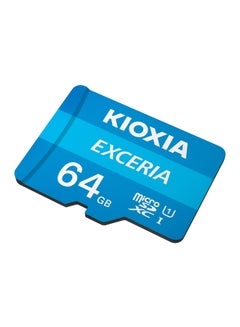 Buy MicroSD Exceria Card With Adapter Class 10 Full HD High Read Speed 100MB/s LMEX1L064GG2 64 GB in Saudi Arabia