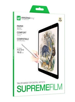 Buy Paper Write Sketch Supreme for iPad 10.2 inch (2020/2019) Film Screen Protector with Paper Texture Simulation for Digital Artists Sketching/Drawing/Writing Clear in UAE