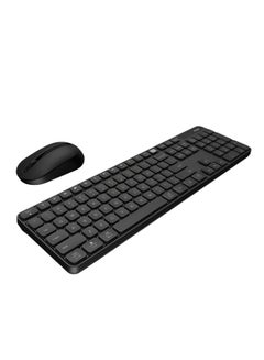 Buy Portable Wireless Keyboard And Mouse Set Black in Saudi Arabia