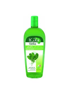 Buy Vatika Naturals Watercress Enriched Hair Oil 180 ml | Marrow & Vitamin E | Hair Roots Nourishment for all Hair Types 180.0ml in Egypt