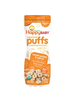 Buy Organic Puffs Sweet Potato And Carrot 60grams in UAE