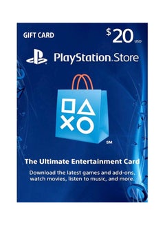 Shop Sony Playstation Store Network Card 20 Usd Psn Online In Riyadh Jeddah And All Ksa