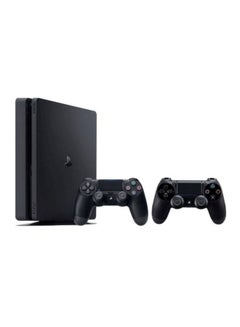 Buy PlayStation 4 Slim 500GB Console With 2 DUALSHOCK 4 Controllers in UAE