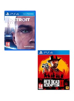 اشتري لعبتي الفيديو "Detroit Become Human" ‏+ "Red Dead Redemption 2" (إصدار عالمي) - قتال - بلايستيشن 4 (PS4) في السعودية