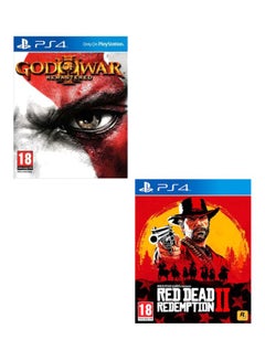 اشتري لعبة الفيديو "God of War III Remastered" + لعبة الفيديو "Red Dead Redemption 2" (إصدار عالمي) - قتال - بلايستيشن 4 (PS4) في الامارات