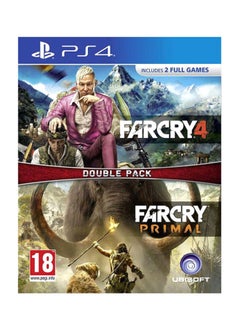 اشتري لعبة فيديو "Far Cry 4 + Far Cry Primal" عبوة مزدوجة (إصدار عالمي) - الأكشن والتصويب - بلاي ستيشن 4 (PS4) في الامارات