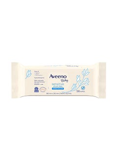 Buy Sensitive All Over Wipes, 6 Packs x 56 Wipes, 336 Count in UAE