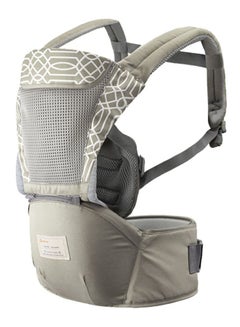 اشتري Adjustable Strap Baby Carrier Light Khaki/Grey في السعودية