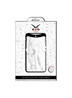 Buy Marble SE129WGM Mobile Skin for Honor 8C White/Grey in Egypt