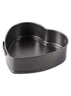 Buy Spring Form Cake Bakeware Pan Heart Shape grey 225 X 200 X 80mm in Saudi Arabia