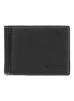 Buy Leather Bifold Wallet Black in UAE