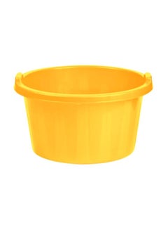 اشتري Round Laundry Washing Tub Yellow في مصر