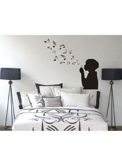 Buy Music Wall Sticker Black 90x50cm in Egypt