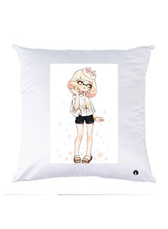 Buy Printed Pillow polyester White 30x30cm in Egypt