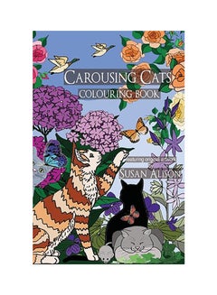 Buy Carousing Cats - A Cat Lover's Pocket Size Colouring Book paperback english in UAE