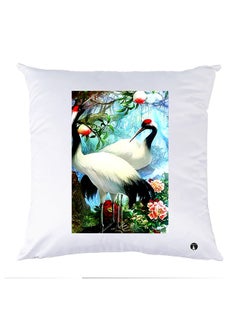 Buy Printed Pillow polyester White 30x30cm in Egypt