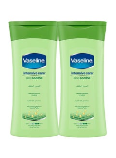 Buy Pack Of 2 Itensive Care Aloe Soothe Body Lotion 2 x 400ml in UAE
