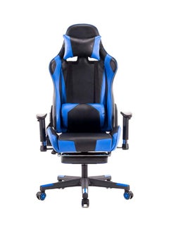 Buy Racing Video Gaming Chair Blue/Black 54x71x135cm in UAE