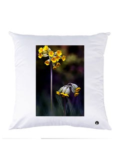 Buy Printed Pillow polyester White 30x30cm in Egypt