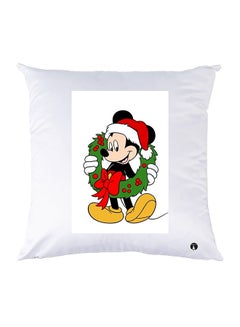 Buy Printed Pillow polyester White 30x30cm in Egypt