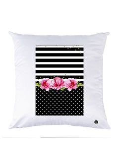 Buy Printed Pillow polyester White 30x30cm in Egypt