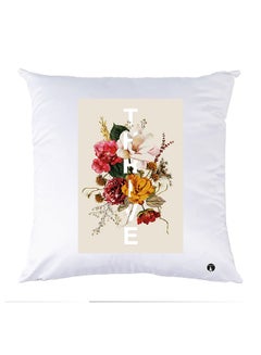 Buy Printed Pillow polyester White 30x30cm in Egypt