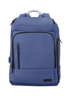 Buy Professional Slim Laptop Backpack Blue/Black in Saudi Arabia
