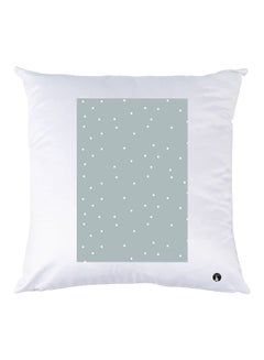 Buy Printed Throw Pillow White/Grey 30x30cm in UAE