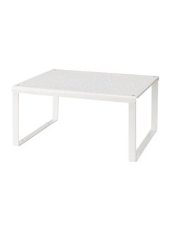 Buy Rectangular Shelf Insert White 16x28cm in Saudi Arabia