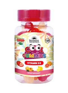 Buy Cool Gummies Vitamin D3 Dietary Supplement- 120 Gummies in UAE