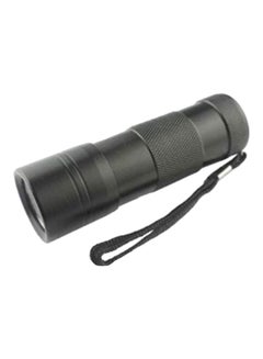 Buy Ultra-Violet 12 LED Flashlight Torch Black/White 3x3centimeter in UAE