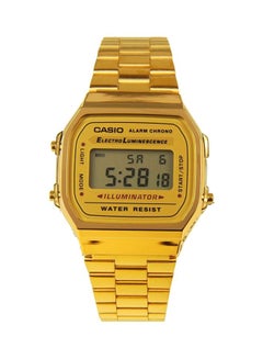 Buy Men's Vintage Water Resistant Digital Watch A168WG-9WDF - 37 mm - Gold in Saudi Arabia