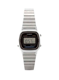 Buy Women's Vintage Digital Watch LA670WA-1DF - 25 mm - Silver in UAE