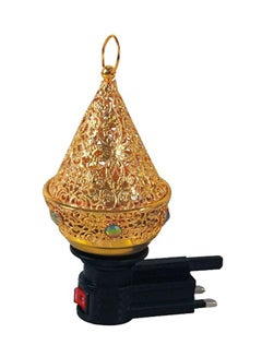 Buy Electric Incense Burner Gold 10cm in Saudi Arabia