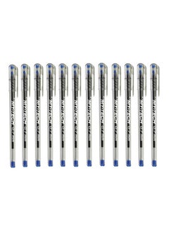Buy 12-Piece My-Tech Ballpoint Pen Blue in Egypt