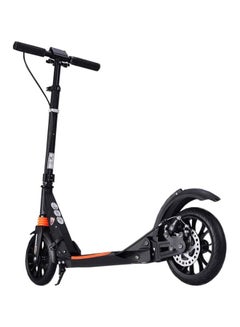 Buy Adjustable And Foldable Kick Scooter With Disc Brakes For Kids, 12+ Years 108x95x20cm in Saudi Arabia