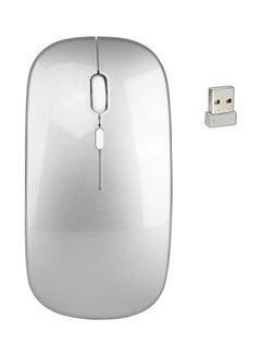 Buy Ultra-Thin Wireless Mouse Silver in Saudi Arabia